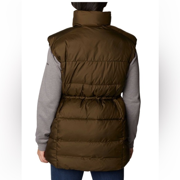 COLUMBIA PUFFECT LONG PUFFER VEST SIZE XL BROWN NWT - Picture 4 of 11